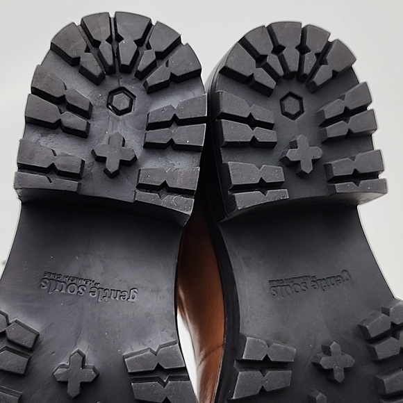 Gentle Souls Women's Bristol Wallaby Tan Leather Lace Up Ankle Boots Size 7.5M - Picture 13 of 15